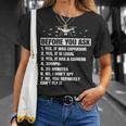 Drone Para Multicopter Boy Hombres Niños Fpv Pilot Camiseta unisex Regalos para ella