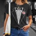 Esmoquin Divertido Disfraz De Esmoquin Rosa Para Niños Y Adultos Camiseta unisex Regalos para ella