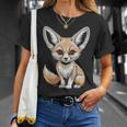 Fenec Camiseta unisex Regalos para ella