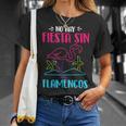 Flamenco Rosado Fiesta Pájaro Tropical Animal Flamenco Camiseta unisex Regalos para ella