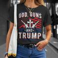 God Guns And Trump Donald Trump Admitedor Regalos In Mangas Camiseta unisex Regalos para ella