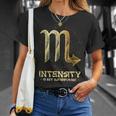 Horóscopo Del Zodiaco Escorpioigno Del Zodiaco Escorpio Camiseta unisex Regalos para ella