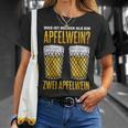 Was Ist Besser Als Ein Apfelwein Zwei Apfelwein Genuss T-Shirt Geschenke für Sie
