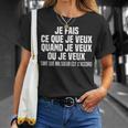 Je Fais Ce Que Jeeux Quand Jeeux Ou Jeeuxoeur Frère T-Shirt Cadeaux pour elle