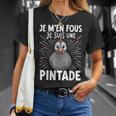 Je Fous Jeuis Une Pintade Pintade Doux T-Shirt Cadeaux pour elle