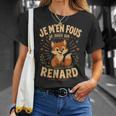 Je M’En Fous Jeuis Un Renard Renard Doux T-Shirt Cadeaux pour elle
