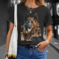 Mamá Y Cachorros Perro Pastor Alemán Camiseta unisex Regalos para ella