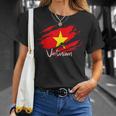 Mitietnam-Flaggeietnam-Ietnam-Flaggeietnam-Karten T-Shirt Geschenke für Sie