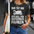 Motorrad Freiheit Motorradfahrer Biker Motorräder Fahrer T-Shirt Geschenke für Sie