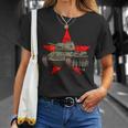 T-34 Tanqueoviético De Laegunda Guerra Mundial Ejército Ruso Estrella Roja Camiseta unisex Regalos para ella