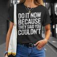 - T-Shirt Geschenke für Sie