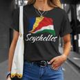 セイシェル 国旗 セイシェル アフリカ 愛国心 男性 女性 キッズ Tシャツ 彼女への贈り物