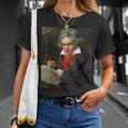 ベートーベン 肖像画【作曲家】ルートヴィヒ・ヴァン・ベートーヴェン Beethoven クラシック 音楽家 Tシャツ 彼女への贈り物