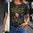 ヴィンテージ秋色 ハンプティダンプティ Having Had A Great Fall Tシャツ 彼女への贈り物