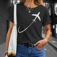飛行機 飛行機 恋人 パイロットギフト 男性 女性 キッズ 男の子 女の子 Tシャツ 彼女への贈り物
