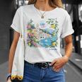 Ciao Bella La Dolceita Graphique Côte Amalfitaine Italie T-Shirt Cadeaux pour elle