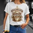 Instant Human Just Add Coffee 面白いカフェインの引用 Tシャツ 彼女への贈り物