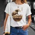 La Gran Ola De Café Divertida Parodiaintage Camiseta unisex Regalos para ella