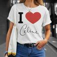 I Love Céline Haut De Gamme T-Shirt Cadeaux pour elle