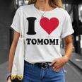 I Love Tomomi Tシャツ 彼女への贈り物