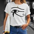 Œil D'horus Noir –Ymbole Discret De L'égypte Ancienne Égyptienne T-Shirt Cadeaux pour elle