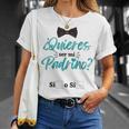 Quiereser Mi Padrino Bebe Regalos Para Padrinos Y Madrinas Camiseta unisex Regalos para ella