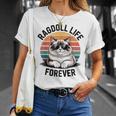 ラグドール ライフ 猫 男性 女性 キッズ ギフト Tシャツ 彼女への贈り物