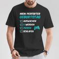 11 Perfekter Geburtstag Zocken 11 Jahre Alt Gamer Jungen T-Shirt Lustige Geschenke