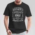 64 Cumpleaños Nacido En Agosto De 1962Intage 64 Años Cuello Camiseta unisex Regalos divertidos
