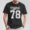 78 Cumpleaños Yetenta Y Ocho Originales Cuello Camiseta unisex Regalos divertidos