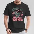 9歳の誕生日 魔女 ピンクとグリーン 9歳の誕生日 女の子 Tシャツ 面白い贈り物