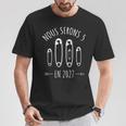 Annonce Grossesse Maman 2Eme Bébé Nouserons 5 En 2027 T-Shirt Cadeaux drôles