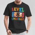 Awesome Level 8 Unlocked 8Th Birthday Boy Girlideo Gamer Tシャツ 面白い贈り物