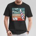 Barberíahop De Barber Retrointage Camiseta unisex Regalos divertidos