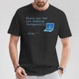 BrainExe Hat Ein Problem Festgestellt Itpruch T-Shirt Lustige Geschenke