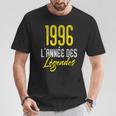 Cadeau Anniversaire Homme 1996 L'année Des Légendes T-Shirt Cadeaux drôles