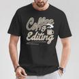 Café Y Edición Fotógrafo Divertido Y Cineasta Camiseta unisex Regalos divertidos