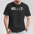 Camping Autocaravana Cerveza Camper Cuello Camiseta unisex Regalos divertidos