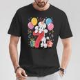 Caniche Perro 7 Cumpleaños Niño Niña 7 Añosiete Caniche Camiseta unisex Regalos divertidos