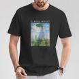 Claude Monet Lustiges Kunstonnenschirm Impressionismus Gemälde Herren Damen Lustige Kleidung Kunst Geschenk Ölgemälde T-Shirt Lustige Geschenke