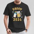 Daddy 2026 Nuovo Papà Annuncio Del Padre Giovane Maglietta Regalos divertidos