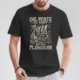 Die Rente Ist Knapp Ich Geh Plündern Wikinger & Rentner T-Shirt Lustige Geschenke