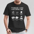 Dinge Die Ich In Meiner Freizeit Mache Und Bücher Für Bücherliebhaber Lese T-Shirt Lustige Geschenke