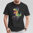 Dinosaure Cool Dj T-Rex T-Shirt Cadeaux drôles