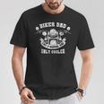 Divertente Papà Motociclista Cool Motorcyclist Motorbike Maglietta Regalos divertidos
