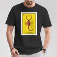 El Alacran Lotería Regalo La Tarjeta Escorpión Lotería Mexicana Manga Larga Camiseta unisex Regalos divertidos