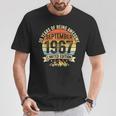 En La Parte Traseraintage 59 Cumpleaños Decoraciones Hombres 59 Años 1967 59 Camiseta unisex Regalos divertidos