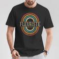 Fleuristeintage Retro T-Shirt Cadeaux drôles