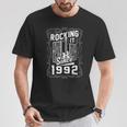 Hombre Guitarras Eléctricas Música Rock Guitarristas Nacidos 1992 Camiseta unisex Regalos divertidos