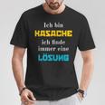 Ich Bin Kasache Ich Finde Immer Eine Lösung Kasachstan T-Shirt Lustige Geschenke